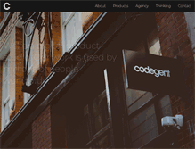 Tablet Screenshot of codegent.com